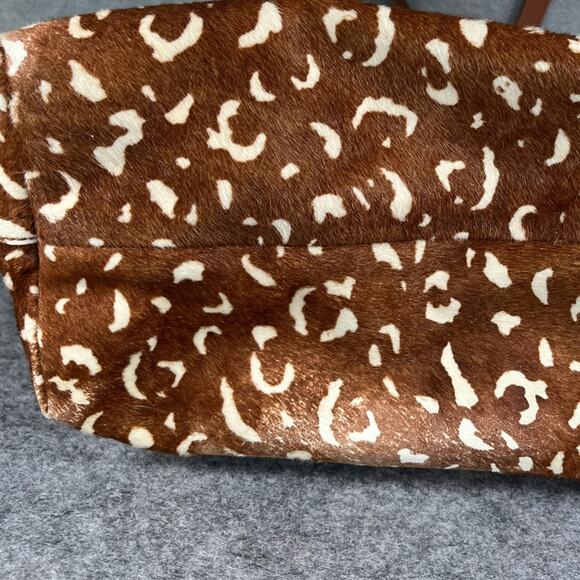 MADEWELL The Medium Transport Tote: Printed Calf Hair Edition in Pecan - Picture 5 of 12